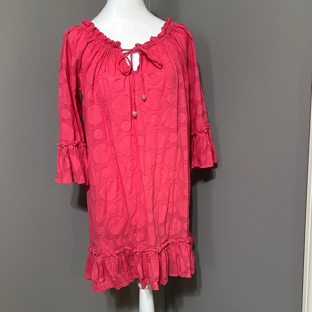 Mud Pie Pink Tunic Top